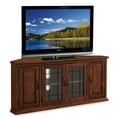 thumbnail image 6 of Leick Home Burnished Oak Corner TV Stand with Enclosed Storage for TVs up to 60 inches, 6 of 22