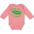 thumbnail image 3 of Inktastic Give Peas a Chance. Boys or Girls Long Sleeve Baby Bodysuit, 3 of 5