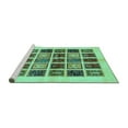 thumbnail image 2 of Ahgly Company Machine Washable Indoor Rectangle Abstract Turquoise Blue Modern Area Rugs, 5' x 7', 2 of 4