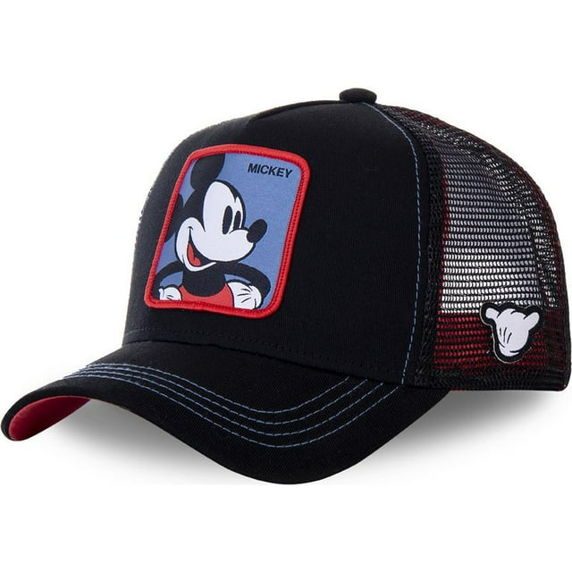 Disney-gorra de béisbol para hombre y mujer, gorro de malla de alta calidad con dibujos animados de Mickey, camionero, envío directo Fivean unisex