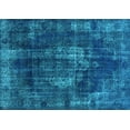 thumbnail image 1 of Ahgly Company Indoor Rectangle Oriental Light Blue Industrial Area Rugs, 8' x 12', 1 of 4