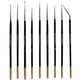 thumbnail image 1 of ColoMX Pinceles de pintura profesionales para artistas de 9 piezas, pincel de nailon para detalles, 1 of 8