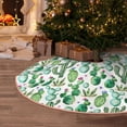 thumbnail image 5 of Rateoe Cactus Plants1 Pattern Christmas Tree Skirt with Ties , Christmas Tree Decorations, Farmhouse Christmas Decor Xmas Holiday Decorations-30", 5 of 6