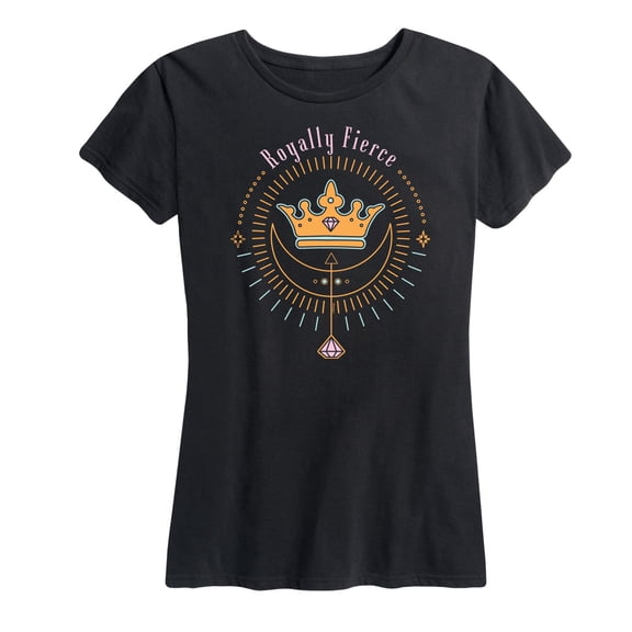 Disney Princess - Royally Fierce - Women's Short Sleeve Graphic T-Shirt