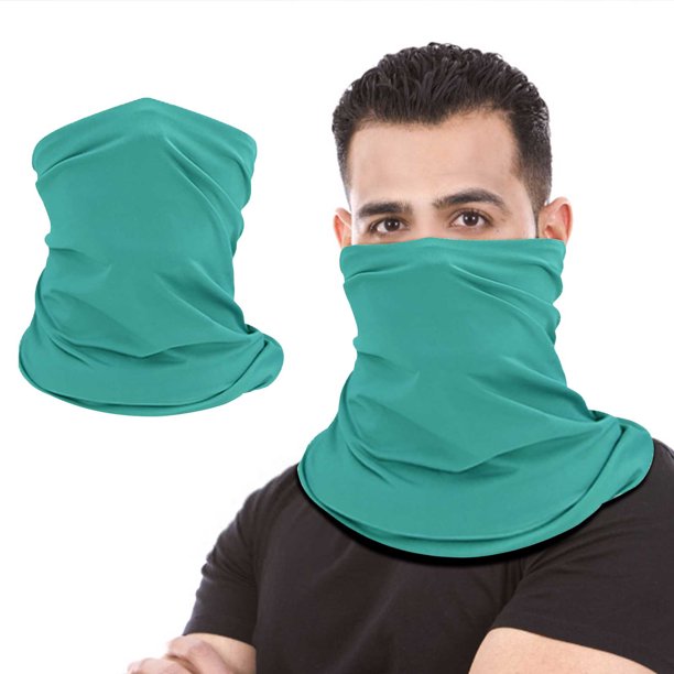Fiudx Bufanda Deportiva, Bandana Transpirable para Ciclismo Al Aire Libre, Polaina Suave Estilo Punk para El Cuello, Mascarilla de Protección Solar Uv, para Hombre y Mujer, Impregnable para Primavera