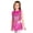 Hot Pink, variant on Kids Girls 2 Pieces 70S Disco Costumes Metallic Gloss Shiny Sequins Sleeveless Chest Tassels Gold 6