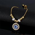 thumbnail image 2 of KAIYANG Pulsera de mujer, ojo turco, acero inoxidable, protección contra la felicidad, para mujeres, regalo de cumpleaños, 2 of 4