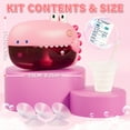thumbnail image 3 of Bath Toys,Toddler Bath Bubble Machine with 12 Songs, Bathtime Shower Bath Wall Toy for Kids - Pink, 3 of 8