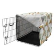 thumbnail image 3 of Vegetables Dog Crate Cover, Pattern of Healthy Organic Carrot Silhouettes Illustrated in Watercolor Style, Easy to Use Pet Kennel Cover Small Dogs Puppies Kittens, 7 Sizes, Multicolor, by Ambesonne, 3 of 6