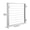Silver, variant on Adjustable Chain Link Gate Kit, Anti-Rust Outdoor Garden Fence, Heavy Duty Pedestrian Walking Gate for Residential, Yard, Entry Way, 36" Wide x 32' High
