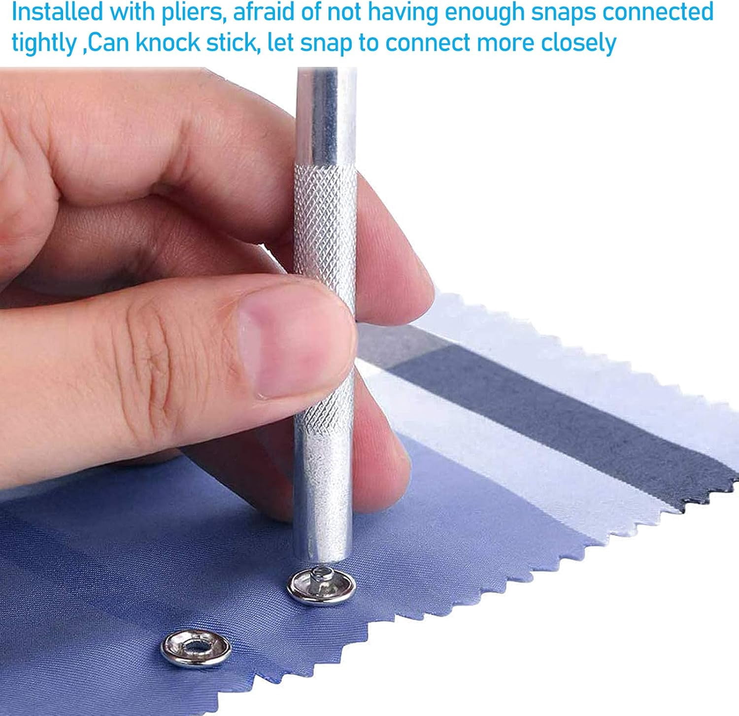 Snap Fasteners Pliers for Fabric, Easy to Use Snap Button Installer Tool for Baby Clothes, Shirts, Jeans & DIY Crafts, Precision Work Assured