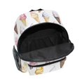 thumbnail image 6 of FORMRS School Backpack with Front Zippered Pocket 12" Student Travel Daypack, Ice Cream Pattern, 6 of 6