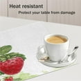 thumbnail image 4 of Strawberry Plants Placemats Set of 4 Table Mats Washable Placemat Waterproof Place Mats for Party Home Dining Table Decor 18x12 in, 4 of 5