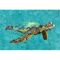Carolines Treasures 8659PLMT Turtle Swimming Fabric Placemat
