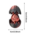 thumbnail image 2 of Elainilye Easter Bunny Figurine Broken Egg Shell Miniature Toy for Spring Party Favors Basket Stuffer Home Decor, 2 of 7