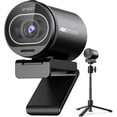 thumbnail image 1 of Caméra Web 4K pour Diffusion - Capteur 1/2,55 Pieds', Mise au Point Automatique PDAF, 1080P@60FPS, 2 Micros à Réduction de Bruit, Couverture de Confidentialité Intégrée, FOV 73°, Caméra de Diffusion pour Commerce en Direct/jeux/beauté, 1 of 10