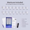 thumbnail image 5 of SHANGMENG Soft Gel Press on Nails Short Square Pure White, Naturally Stick on Nails in 32PCS Reusable Fake Nails Kit with Glue, Classic White, 5 of 9
