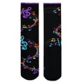 thumbnail image 3 of TeeHee Novelty Knitted Half Cushion Cotton Knee High Socks (9-11, Musical Note 2), 3 of 4