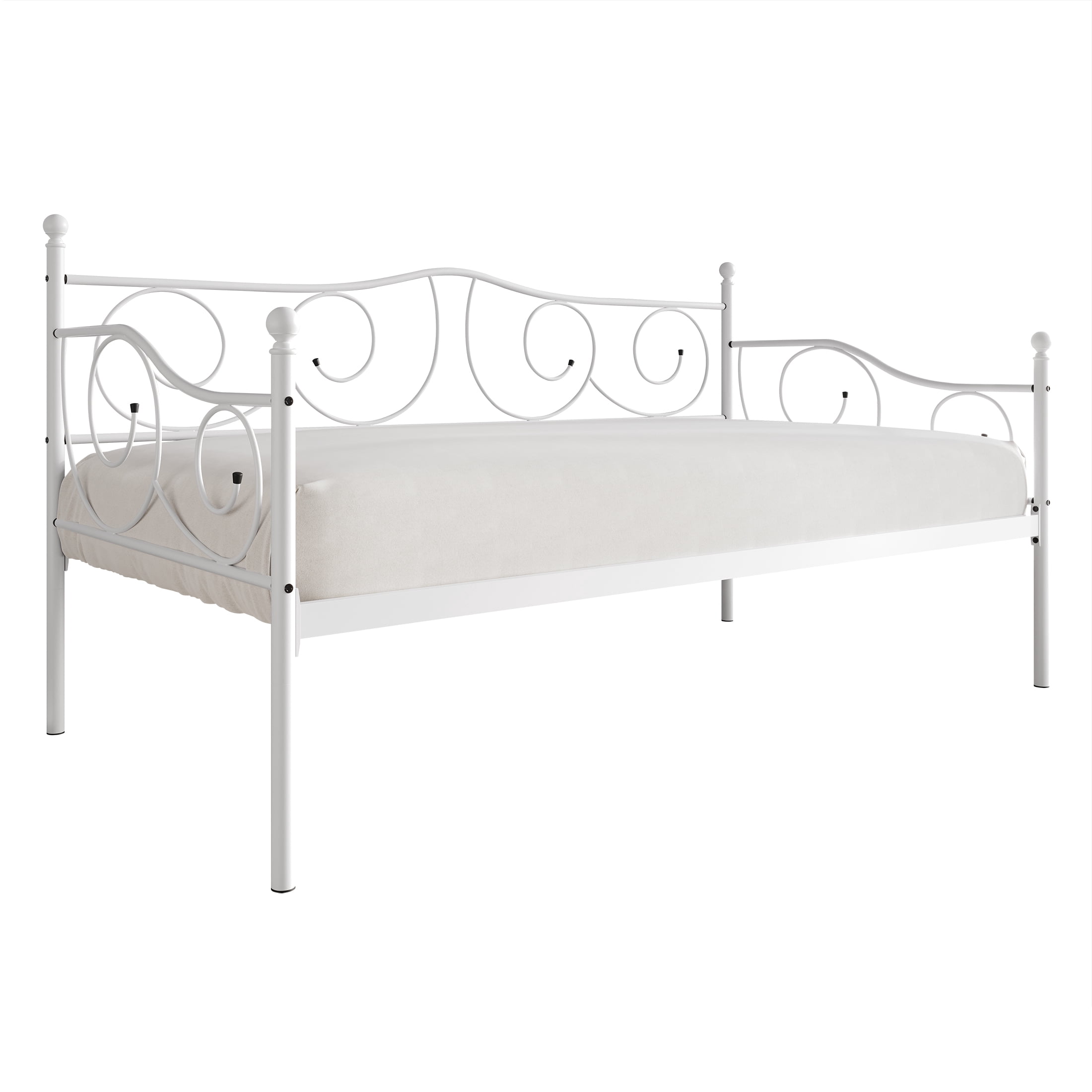 Castle Place Stylish Metal Twin Daybed, White