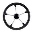 thumbnail image 1 of Marine Yacht Stainless Steel 13.5 Inch Steering Wheel for Boat Marine Yacht Ship Accessories, 1 of 5