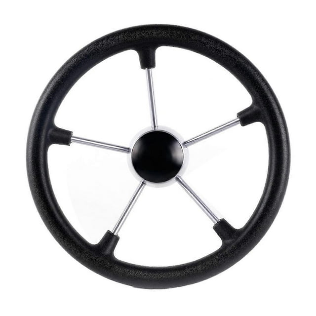 Marine Yacht Stainless Steel 13.5 Inch Steering Wheel for Boat Marine Yacht Ship Accessories