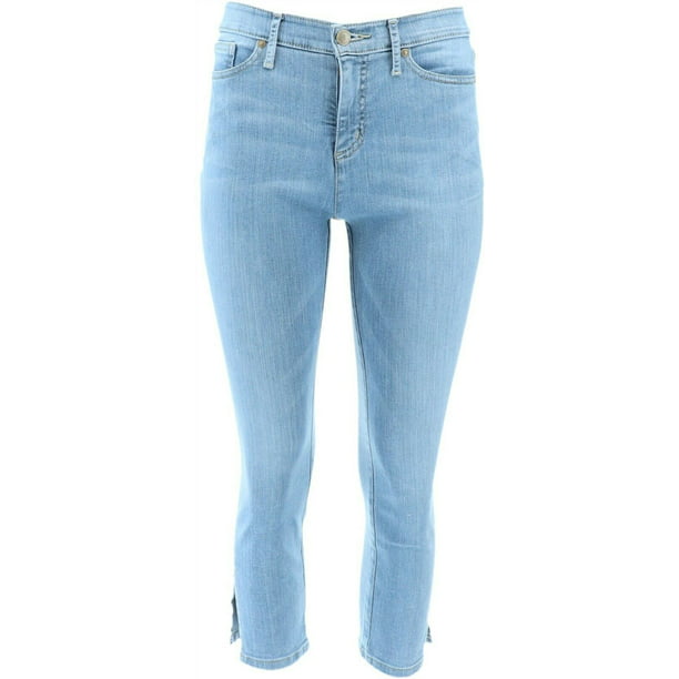 Isaac Mizrahi - Isaac Mizrahi Petite Ankle Jeans Side Slits Women's ...