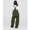 thumbnail image 4 of Lentta Womens Warm Winter Fleece Overalls Casual Loose Sherpa Jumpsuits Fuzzy Ski Pants with Pocket, 4 of 6