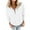 White, variant on Women Blouses Womens Zip Sweatshirt Short Sleeve Sweater Women Came Hoodie Quarter Zip Sweater Workout Athletic Pullover Hoodie Women's up Oversized Workout Sweatshirt round Oversized Grey S