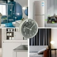 thumbnail image 7 of Mini suction cup wall clock bathroom anti-fog waterproof clock kitchen bathroom clockgrey:;:;, 7 of 7