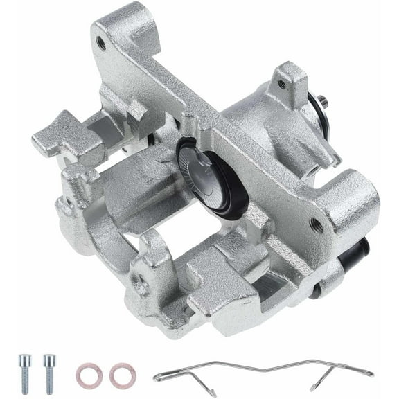 A-Premium Disc Brake Caliper Assembly with Bracket Compatible with Select Subaru Models - Legacy/Outback 2015 2016 2017 2018 2019, H4 2.5L/H6 3.6L - Rear Left Driver Side