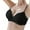 Black, variant on Women Wirefree BraComfortable Support Bra for Side Shaping with Shining Back Design and No Steel Ring 38 Grey