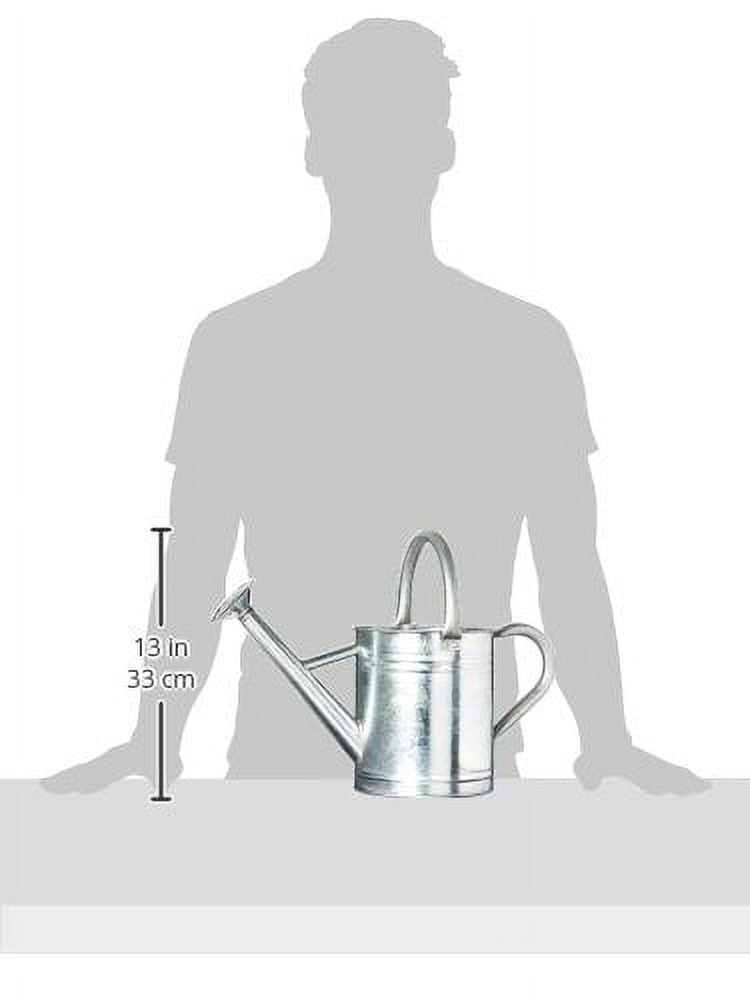 Gardener Select Metal Watering Can, Galvanized - 3.5L (0.92 gallons)