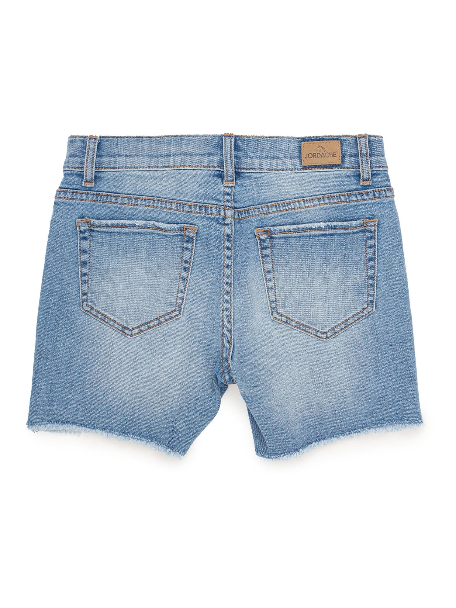 Jordache Girls Exposed Button Midi Shorts, Sizes 5-18