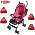 thumbnail image 2 of Carriola de Bastón para Bebé Asiento Multiposiciones Ruedas con Freno Cinturón de 5 Puntos Soporta hasta 15 kg - Rosa, 2 of 7