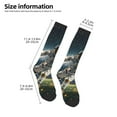 thumbnail image 2 of Xecao Astronaut Soccer Field Pattern Adult Stockings with Color-Block Design and 3D Print, Breathable Comfortable Hosiery for Daily Wear and Sports, 2 of 6