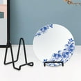 thumbnail image 3 of Kacaiy Picture Frame Easel Display Stand High Stability Rustproof Multipurpose Tabletop Picture Stand Metal Plate Stand, 3 of 7