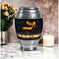 thumbnail image 6 of Yatskia Luminous Stag Urns For Human Ashes Adult Female & Male, Small Keepsake Urns For Human Ashes, (Monar 10 Inch and 3 Inch), 6 of 8