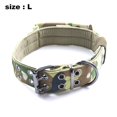 thumbnail image 2 of Collar táctico para perros, collar ajustable de nailon, collar militar para perros, mango de hebilla de metal pesado, 2 of 5