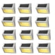 thumbnail image 5 of Lámparas solares de pared para exteriores, impermeables, IP65, 12 unidades 12 piezas, 5 of 7