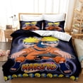thumbnail image 3 of Juego de ropa de cama infantil Naruto Uchiha Sasuke, funda de edredón, funda de almohada, Uzumaki, ropa de cama de tamaño doble para dormitorio, decoración, 3 of 5