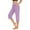 Purple, variant on High Waist Yoga Leggings for Women Lightweight Cropped Lounge Pants Comfortable Casual Wear
