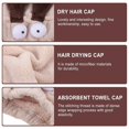 thumbnail image 4 of Hair Drying Cap Microfiber Material for Fast Drying 1Pcs Cartoon Hair Wrap, 4 of 5