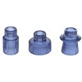thumbnail image 1 of Portavelas Vixdonos de cristal, color azul oscuro (3 unidades), 1 of 7