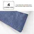 thumbnail image 4 of Juego de edredón Bedsure King Size Infinity Blue para todas las estaciones, 4 of 8