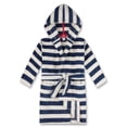 thumbnail image 1 of Sanetta Albornoz para Niños - Traje de Baño, Algodón, Capucha, Bolsillo, Rayas Azul/Blanco 104, 1 of 2