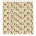 thumbnail image 3 of Ambesonne Vegetable Shower Curtain, Radishes and Beets, 69"Wx70"L, Multicolor, 3 of 3