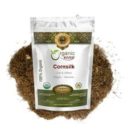 Organic Way Cornsilk Cut & Sifted (Stigma Maydis) - European Wild-Harvest | Organic & Kosher Certified | Vegan, Non GMO & Gluten Free | USDA Certified | Origin - Albania (1 lbs / 16 oz)