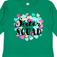thumbnail image 4 of Inktastic Sister Squad Hearts Girls Long Sleeve Toddler T-Shirt, 4 of 5