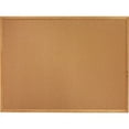thumbnail image 2 of Lorell Oak Wood Frame Cork Board 36" Height x 48" Width - Cork Surface - Long Lasting, Warp Resistant - Brown Oak Frame - 1 Each, 2 of 4