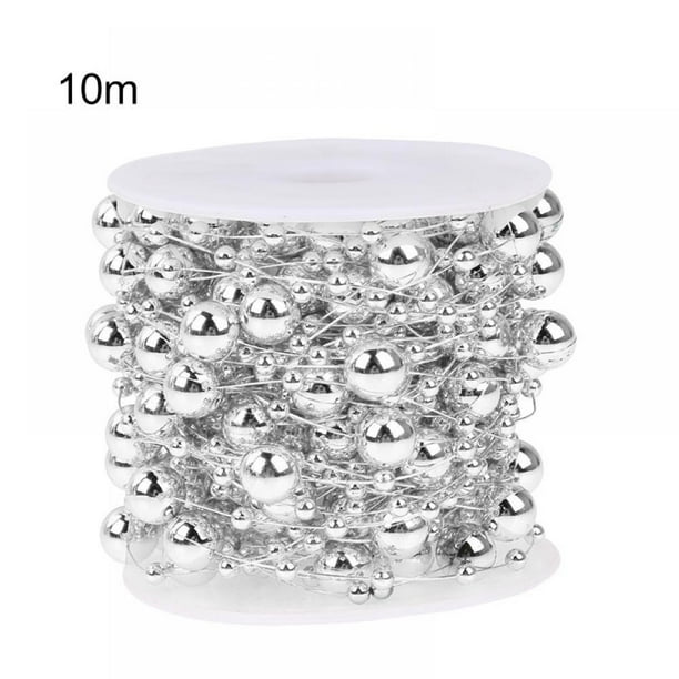 33Foot Christmas Tree Beaded Garland Plastic Beaded String Chain